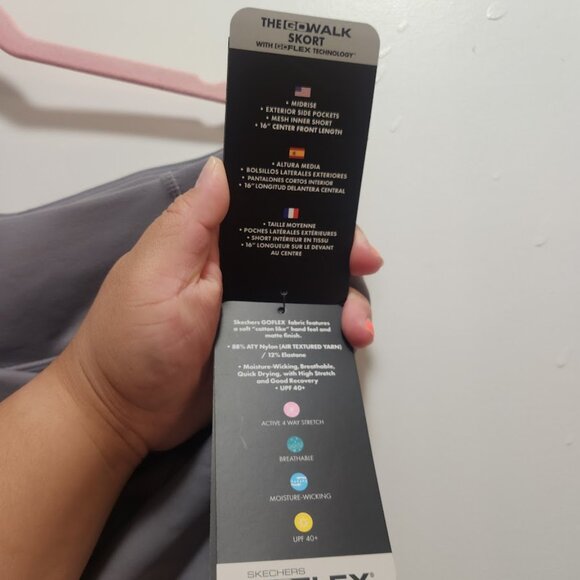 Skechers Ladies' Go Walk Skort, Purple, XX-Large 2X - Picture 4 of 8